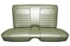 Interior Seat Upholstery - Vinyl - Standard - LIGHT IVY GOLD / LIGHT GREEN - Rear Seat - Repro ~ 1968 Mercury Cougar 1968,1968 cougar,c8w,cougar,gold,interior,ivy,kit,light,mercury,mercury cougar,new,only,rear,repro,reproduction,seat,standard,upholstery,vinyl,back,seat,14656