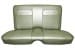Interior Seat Upholstery - Vinyl - Standard - LIGHT IVY GOLD / LIGHT GREEN - Rear Seat - Repro ~ 1968 Mercury Cougar 2001004,68stdvinylkit-1g -ro,68stdvinylkit-1g-ro 1968,1968 cougar,c8w,cougar,gold,interior,ivy,kit,light,mercury,mercury cougar,new,only,rear,repro,reproduction,seat,standard,upholstery,vinyl,back,seat,14656