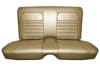 Interior Seat Upholstery - Vinyl - Standard - NUGGET GOLD - Rear Seat - OLD STOCK ~ 1968 Mercury Cougar 1968,1968 cougar,c8w,cougar,gold,interior,kit,mercury,mercury cougar,new,nugget,only,rear,repro,reproduction,seat,standard,upholstery,vinyl,back,seat,back,seat,14662