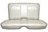 Interior Seat Upholstery - Vinyl - Standard - PARCHMENT / OFF-WHITE - Rear Seat - Repro ~ 1968 Mercury Cougar 1968,1968 cougar,c8w,cougar,interior,kit,mercury,mercury cougar,new,only,parchment,rear,repro,reproduction,seat,standard,upholstery,vinyl,white,back,seat,14667