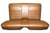 Interior Seat Upholstery - Vinyl - Standard - SADDLE - Rear Seat - Repro ~ 1968 Mercury Cougar 1968,1968 cougar,c8w,cougar,interior,kit,mercury,mercury cougar,new,only,rear,repro,reproduction,saddle,seat,standard,upholstery,vinyl,back,seat,14672