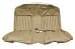 Interior Seat Upholstery - Vinyl - XR7 - NUGGET GOLD - Rear Seat - Repro ~ 1968 Mercury Cougar 2001067,68xrvinyl-6y -ro,68xrvinyl-6y-ro 1968,1968 cougar,c8w,cougar,gold,interior,kit,mercury,mercury cougar,new,nugget,only,rear,repro,reproduction,seat,upholstery,vinyl,xr7,back,seat,14719