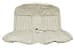 Interior Seat Upholstery - Vinyl - XR7 - PARCHMENT / OFF-WHITE - Rear Seat - Repro ~ 1967 Mercury Cougar 2000925,67xrvinyl-pr -ro,67xrvinyl-pr-ro 1967,1967 cougar,c7w,cougar,interior,kit,mercury,mercury cougar,new,only,parchment,rear,repro,reproduction,seat,upholstery,vinyl,white,xr7,back,seat,14578