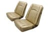 Interior Seat Upholstery - Vinyl - XR7 - NUGGET GOLD - Front Set - Repro ~ 1968 Mercury Cougar 1968,1968 cougar,c8w,cougar,front,gold,interior,kit,mercury,mercury cougar,new,nugget,only,repro,reproduction,seat,upholstery,vinyl,xr7,14718