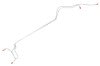 Cooling Lines - C-6 - 390 - OE STEEL - 1967 thru EARLY 1968 - Repro ~ 1967 - 1968 Mercury Cougar / 1967 - 1968 Ford Mustang