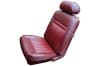 Interior Seat Upholstery - Vinyl - Decor - Coupe / Convertible - DARK RED - Front Set - Repro ~ 1969 Mercury Cougar