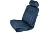 Interior Seat Upholstery - Vinyl - XR7 - Coupe / Convertible - DARK BLUE - Front Set - Repro ~ 1969 Mercury Cougar 1969,1969 cougar,blue,c9w,convertible,cougar,coupe,dark,front,interior,kit,mercury,mercury cougar,new,only,repro,reproduction,set,upholstery,vinyl,xr7,14852