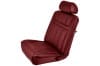 Interior Seat Upholstery - Vinyl - XR7 - Coupe / Convertible - DARK RED - Front Set - Repro ~ 1969 Mercury Cougar 1969,1969 cougar,c9w,cougar,dark,front,interior,kit,mercury,mercury cougar,new,only,red,repro,reproduction,upholstery,vinyl,xr7,14857