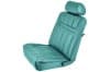 Interior Seat Upholstery - Vinyl - XR7 - Coupe / Convertible - AQUA - Front Set - Repro ~ 1969 Mercury Cougar 1969,1969 cougar,aqua,c9w,convertible,cougar,coupe,front,interior,kit,light,mercury,mercury cougar,new,only,repro,reproduction,set,upholstery,vinyl,xr7,14872