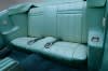 Interior Seat Upholstery - Vinyl - XR7 - Convertible - AQUA - Rear Seat - Repro ~ 1969 Mercury Cougar 1969,1969 cougar,aqua,c9w,convertible,cougar,interior,kit,light,mercury,mercury cougar,new,only,rear,repro,reproduction,seat,upholstery,vinyl,xr7,back,seat,14875