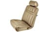 Interior Seat Upholstery - Vinyl - XR7 - Coupe / Convertible - NUGGET GOLD - Front Only - Repro ~ 1969 Mercury Cougar 1969,1969 cougar,c9w,cougar,front,gold,interior,kit,mercury,mercury cougar,new,nugget,only,repro,reproduction,upholstery,vinyl,xr7,14877