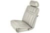 Interior Seat Upholstery - Vinyl - XR7 - Coupe / Convertible - WHITE - Front Set - Repro ~ 1969 Mercury Cougar 1969,1969 cougar,c9w,cougar,front,interior,kit,mercury,mercury cougar,new,only,repro,reproduction,upholstery,vinyl,white,xr7,14882
