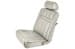 Interior Seat Upholstery - Vinyl - XR7 - Coupe / Convertible - WHITE - Front Set - Repro ~ 1969 Mercury Cougar 2001231,69xr7vinyl-f -fo,69xr7vinyl-f-fo 1969,1969 cougar,c9w,cougar,front,interior,kit,mercury,mercury cougar,new,only,repro,reproduction,upholstery,vinyl,white,xr7,14882