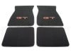 Floor Mats - BLACK Carpet - RED GT Letters w/ SILVER Outline - NEW ~ 1967 - 1973 Mercury Cougar / 1967 - 1973 Ford Mustang 1967,1967 cougar,1967 mustang,1968,1968 cougar,1968 mustang,1969,1969 cougar,1969 mustang,1970,1970 cougar,1970 mustang,1971,1971 cougar,1971 mustang,1972,1972 cougar,1972 mustang,1973,1973 cougar,1973 mustang,black,c7w,c7z,c8w,c8z,c9w,c9z,carpet,cougar,d0w,d0z,d1w,d1z,d2w,d2z,d3w,d3z,floor,ford,ford mustang,letters,mats,mercury,mercury cougar,mustang,new,outline,red,silver,14924