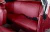 Interior Seat Upholstery - Vinyl - Standard - Coupe - DARK RED - Rear Seat - Repro ~ 1969 Mercury Cougar