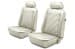 Interior Seat Upholstery - Vinyl - Standard - Coupe - WHITE - Front Set - Repro ~ 1969 Mercury Cougar 2001291,69stdintkit-a -fo,69stdintkit-a-fo 1969,1969 cougar,c9w,cougar,front,interior,kit,mercury,mercury cougar,new,only,repro,reproduction,standard,upholstery,white,14942