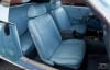 Interior Seat Upholstery - Vinyl - Standard - Coupe - LIGHT BLUE - Complete Kit - Repro ~ 1969 Mercury Cougar