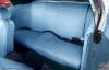 Interior Seat Upholstery - Vinyl - Standard - Coupe - LIGHT BLUE - Rear Seat - Repro ~ 1969 Mercury Cougar