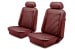 Interior Seat Upholstery - Vinyl - Standard - Coupe - DARK RED - Front Set - Repro ~ 1969 Mercury Cougar 2001297,69stdintkit-1d -fo,69stdintkit-1d-fo 1969,1969 cougar,c9w,cougar,coupe,dark,front,interior,kit,mercury,mercury cougar,new,only,red,repro,reproduction,set,standard,upholstery,vinyl,14948