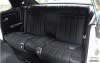 Interior Seat Upholstery - Vinyl - XR7 - Coupe - BLACK - w/ Comfortweave Inserts - Rear Seat - Repro ~ 1969 Mercury Cougar 1969,1969 cougar,black,c9w,comfort,comfortweave,cougar,coupe,inserts,interior,kit,knitted,mercury,mercury cougar,new,rear,repro,reproduction,seat,upholstery,vinyl,weave,xr7,cover,back,seat,14985