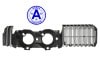 Grille Section - Passenger Side - Grade A - Used ~ 1967 Mercury Cougar