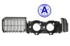Grille Section - Driver Side - Grade A - Used ~ 1967 Mercury Cougar