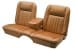 Interior Upholstery - Vinyl - Standard / Decor - SADDLE - Front Bench - Front Set - Repro ~ 1967 Mercury Cougar 2001532,67bench-2f -fo,67bench-2f-fo 1967,1967 cougar,bench,c7w,cougar,decor,front,interior,kit,mercury,mercury cougar,new,only,repro,reproduction,saddle,seat,standard,upholstery,vinyl,15178