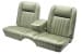 Interior Seat Upholstery - Vinyl - Standard / Decor - LIGHT IVY GOLD / LIGHT GREEN - Front Bench - Front Set - Repro ~ 1967 Mercury Cougar 2001536,67bench-2g -fo,67bench-2g-fo 1967,1967 cougar,bench,c7w,cougar,decor,front,gold,green,interior,ivy,kit,light,mercury,mercury cougar,new,only,repro,reproduction,seat,standard,upholstery,vinyl,15182