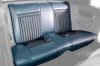 Interior Seat Upholstery - Vinyl - Eliminator - w/ Comfortweave Inserts - LIGHT BLUE - Rear Seat - Repro ~ 1969 Mercury Cougar 1969,1969 cougar,blue,c9w,comfort,comfort weave,comfortweave,cougar,eliminator,interior,kit,knitted,light,mercury,mercury cougar,new,only,rear,repro,reproduction,upholstery,weave,15222