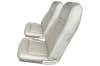 Interior Seat Upholstery - Vinyl - Eliminator - w/ Comfortweave Inserts - WHITE - Front Set - Repro ~ 1969 Mercury Cougar 1969,1969 cougar,c9w,comfort,comfort weave,comfortweave,cougar,eliminator,front,interior,kit,knitted,mercury,mercury cougar,new,only,repro,reproduction,upholstery,weave,white,15223