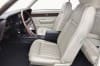 Interior Seat Upholstery - Vinyl - Eliminator - w/ Comfortweave Inserts - WHITE - Complete Kit - Repro ~ 1969 Mercury Cougar