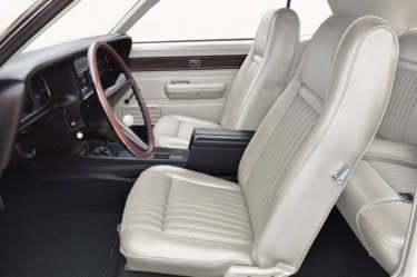 Interior Seat Upholstery - Vinyl - Eliminator - w/ Comfortweave Inserts - WHITE - Complete Kit - Repro ~ 1969 Mercury Cougar 2001579,hibaccomfort-e -fo-ro,hibaccomfort-e-fo-ro,Comfort Weave 1969,1969 cougar,c9w,comfort,comfort weave,comfortweave,complete,cougar,coupe,eliminator,interior,kit,knitted,mercury,mercury cougar,new,repro,reproduction,upholstery,weave,white,15225
