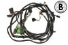 Under Hood Wiring Harness - Standard / XR7 - Grade B - Used ~ 1970 Mercury Cougar 1970,1970 cougar,cougar,d0w,d0wy 14290 a,grade,harness,headlight,hood,loom,main,mercury,mercury cougar,under,under hood,underhood,used,wiring,xr7,15374