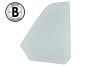 Quarter Window Glass - CLEAR - Passenger Side - CONVERTIBLE - Grade B - Used ~ 1969 Mercury Cougar / 1969 Ford Mustang 1969,1969 cougar,1969 mustang,29700,c9w,c9z,clear,convertible,cougar,ford,ford mustang,glass,grade,mercury,mercury cougar,mustang,passenger,quarter,side,used,window,passenger,passengers,passengers,side,15427