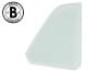 Quarter Window Glass - CLEAR - Passenger Side - COUPE - Grade B - Used ~ 1969 Mercury Cougar 1969,1969 cougar,29700,c9w,clear,cougar,coupe,glass,grade,mercury,mercury cougar,passenger,quarter,side,used,window,passenger,passengers,passengers,side,15429