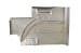 Rear Extended Floor Pan - Driver Side - Repro ~ 1967 - 1968 Mercury Cougar / 1967 - 1968 Ford Mustang  1967,1967 cougar,1967 mustang,1968,1968 cougar,1968 mustang,C7W,C7Z,C8W,C8Z,body,cougar,extend,extended,extender,floor,ford,ford mustang,mercury,mercury cougar,metal,mustang,pan,rear,repro,sheet,driver,side,body,panel,driver,drivers,driver