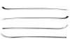 Moulding / Trim Set - Vinyl Top - Chrome - Used ~ 1969 - 1970 Mercury Cougar 1969,1969 cougar,1970,1970 cougar,c9w,chrome,cougar,d0w,fasteners,mercury,mercury cougar,moulding,moulding set,set,top,trim set,used,vinyl,15506
