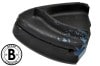 Corner Filler - Rear Bumper - Passenger Side - Grade B - Used ~ 1967 - 1968 Mercury Cougar 1967,1967 cougar,1968,1968 cougar,bumper,c7w,c7wy 16304 d,c8w,corner,cougar,fillers,grade,mercury,mercury cougar,passenger,rear,right,side,used,passenger,passengers,passengers,side,15711