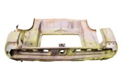 Trunk Floor - w/ Tail Panel - Used ~ 1969 Mercury Cougar 6521630,6521629-clone1 1969,1969 cougar,c9w,cougar,floor,mercury,mercury cougar,panel,tail,trunk,used,body,panel,15727