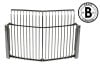 Grille - Center - Grade B - Used ~ 1973 Mercury Cougar