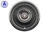 Hubcap / Wheel Cover - XR7 - Grade A - Used ~ 1970 Mercury Cougar XR7  cap,cougar,d0wy1130a,full,hub,hubcap,stamped,standard,steel,used,wheel,xr7,1970,1970 cougar,d0w,mercury cougar,grade,a,"A",16005