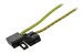 Wiring Pigtail - Under Dash Harness to Brake Pedal Switch - Standard / XR7 - Used ~ 1971 - 1973 Mercury Cougar  1971,1971 cougar,1972,1972 cougar,1973,1973 cougar,D1W,D2W,D3W,cougar,mercury,mercury cougar,brake,cougar,dash,harness,loom,main,mercury,mercury cougar,pedal,pigtail,plug,repair,standard,switch,under,used,xr7,break,16151