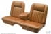Interior Upholstery - Vinyl - Standard / Decor - SADDLE - Front Bench - Complete Set - Repro ~ 1968 Mercury Cougar  1968,1968 cougar,C8W,bench,saddle,complete,cougar,front,kit,mercury,mercury cougar,rear,seat,set,upholstery,16215