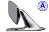 Side View Mirror - Driver Side - Manual - Standard - Grade A - Used ~ 1969 - 1970 Mercury Cougar 1969,1969 cougar,1970,1970 cougar,c9w,c9wy 17696 b,cougar,d0w,driver,hand,left,manual,mercury,mercury cougar,mirror,side,used,wanted,driver,drivers,drivers,18545,left