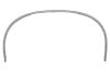 Driver Front Wheel Lip Moulding - Restored ~ 1969 - 1970 Mercury Cougar