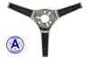 Horn Bar - Three Spoke - Grade A - Used ~ 1967 Mercury Cougar C7WA-3D755-A,1967,1967 cougar,bar,c7w,grade a,a,cougar,horn,mercury,mercury cougar,spoke,three,used,18735