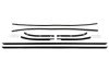 Beltline Weatherstrip Kit - Door and Quarter Glass - Standard / XR7 - Repro ~ 1967 - 1968 Mercury Cougar 1967,1967 cougar,1968,1968 cougar,beltline,c7w,c8w,cougar,door,felt,glass,kit,mercury,mercury cougar,new,quarter,repro,reproduction,standard,weatherstrip,window,xr7,window,felts,fuzzies,fuzzy,squeegee,wipes,whiskers,horizontal,strips,strip,quarter,panel,rubber,seal,repops,19014