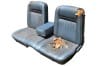 Front Bench Seat - Decor - Core ~ 1967 Mercury Cougar / 1967 Ford Mustang 1967,1967 cougar,1967 mustang,C7W,C7Z,cougar,ford,ford mustang,mercury,mercury cougar,mustang,bench,core,cougar,mercury,mercury cougar,seat,standard,c7z,frame,front,used,19016