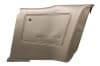 Rear Interior Panel - XR7 - GOLD - Passenger Side - Used ~ 1968 Mercury Cougar 1968,1968 cougar,c8w,cougar,filler,panels,gold,interior,mercury,mercury cougar,panel,passenger,rear,side,used,xr7,passenger,passengers,passengers,side,19251
