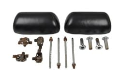 Head Rest - Dual Post - Assembly - PAIR - Used ~ 1968 Mercury Cougar / 1968 Ford Mustang 68headrests 1968,1968 cougar,1968 mustang,assembly,c8w,c8z,cougar,dual,ford,ford mustang,head,kit,mercury,mercury cougar,mustang,pair,post,rest,used,headrest,headrests.rests,,driver,drivers,driver